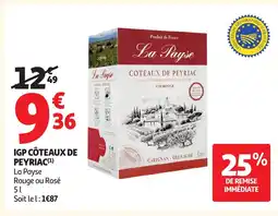 Auchan Igp côteaux de peyriac offre