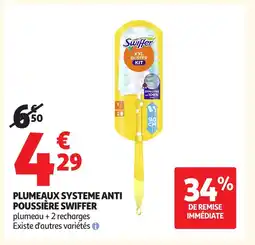 Auchan SWIFFER Plumeaux systeme anti poussière offre