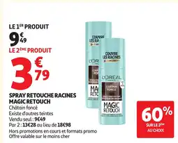 Auchan Spray retouche racines magic retouch offre