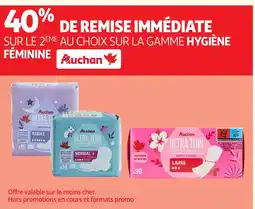 Auchan AUCHAN Sur la gamme hygiène offre