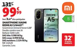 Auchan Smartphone xiaomi redmi a5 3/64go offre