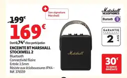Auchan MARSHALL Enceinte b stockwell 2 offre