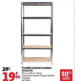 Auchan Étagère charges lourdes atlas 175 offre