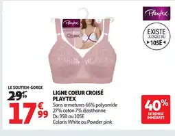 Auchan PLAYTEX Ligne coeur croisé offre