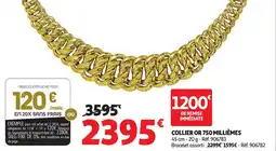 Auchan Collier or 750 millièmes offre
