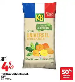 Auchan Terreau universel 60 l offre