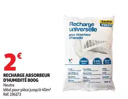 Auchan Recharge absorbeur d'humidité offre