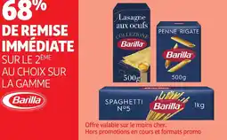 Auchan SUR LE 2ÈME AU CHOIX SUR LA GAMME Barilla offre