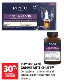 Auchan Phytocyane gamme anti-chute offre