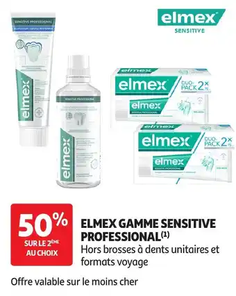Auchan Elmex gamme sensitive professional offre
