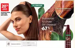 Auchan KLORANE GAMME CAPILLAIRE ANTI-CHUTE offre