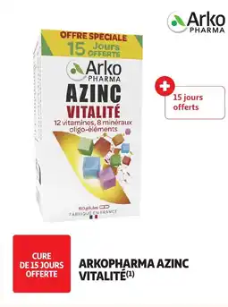 Auchan ARKOPHARMA AZINC VITALITÉ offre
