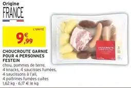 Intermarché Hyper Choucroute garnie pour 4 personnes festein offre