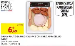 Intermarché Hyper Choucroute garnie d'alsace cuisinée au riesling iller offre