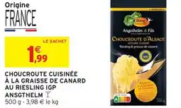 Intermarché Hyper Choucroute cuisinée à la graisse de canard au riesling igp ansgthelm offre