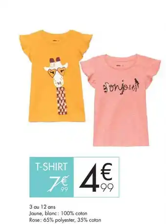 Gémo T-shirt offre