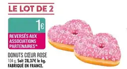 Match DONUTS CŒUR ROSE offre