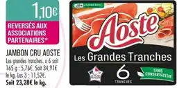 Match JAMBON CRU AOSTE offre