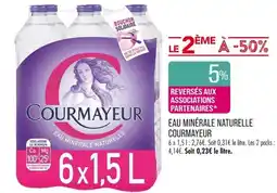 Match EAU MINÉRALE NATURELLE COURMAYEUR offre