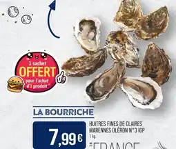 Match Huitres fines de claires marennes oléron n°3 igp offre