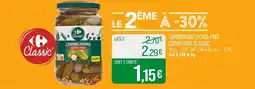 Match Cornichons extra-fins carrefour classic offre