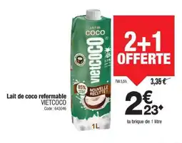 Promocash VIETCOCO Lait de coco refermable offre