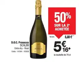 Promocash SCALINI D.O.C. Prosecco offre