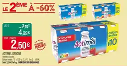 Match Actimel danone offre