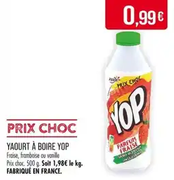 Match Yaourt à boire yop offre