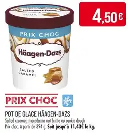 Match Pot de glace häagen-dazs offre