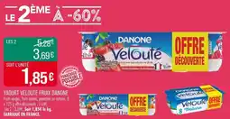 Match Yaourt velouté fruix danone offre