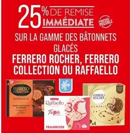 Match Ferrero rocher, ferrero collection ou raffaello offre