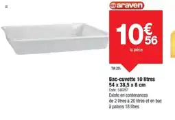 Promocash Bac-cuvette offre