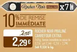 Match Rocher noir praliné offre