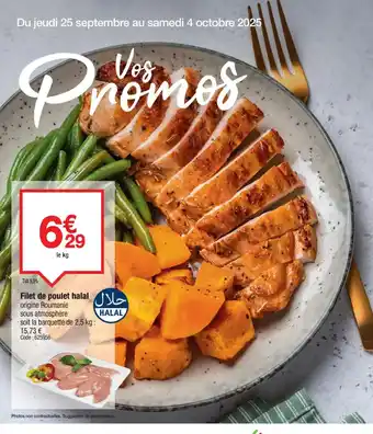 Promocash Filet de poulet halal offre