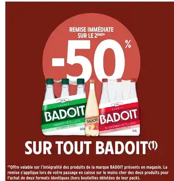 Intermarché Express BADOIT Sur tout offre