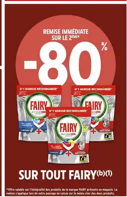 Intermarché Express FAIRY Sur tout offre