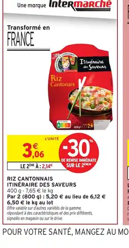 Intermarché Express ITINÉRAIRE DES SAVEURS Riz cantonnais offre