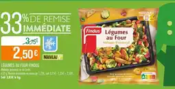 Match Légumes au four findus offre