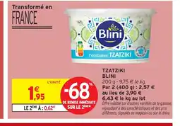 Intermarché Express BLINI Tzatziki offre