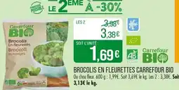 Match Brocolis en fleurettes carrefour bio offre
