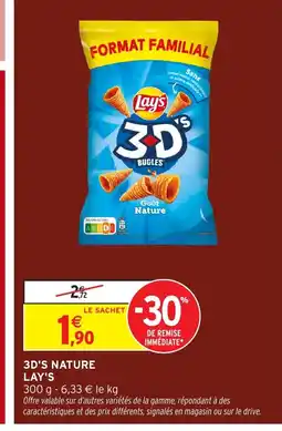 Intermarché Express LAY'S 3d's nature offre
