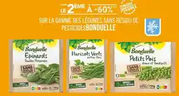 Match SUR LA GAMME DES LÉGUMES SANS RÉSIDU DE PESTICIDES BONDUELLE offre