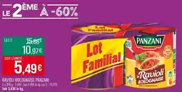 Match Ravioli bolognaise panzani offre