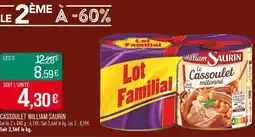 Match Cassoulet william saurin offre