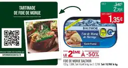 Match Foie de morue balthor offre