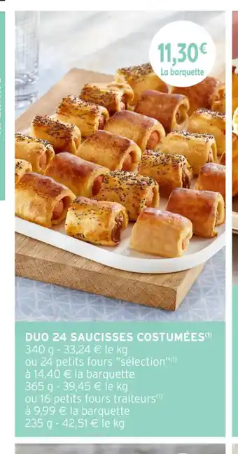 Duo 24 saucisses costumées