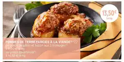 Intermarché Hyper Pommes de terre farcies à la viande offre