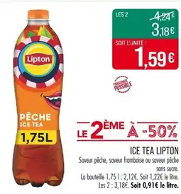 Match Ice tea lipton offre