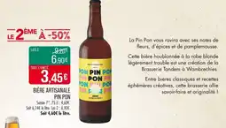 Match Bière artisanale pin pon offre